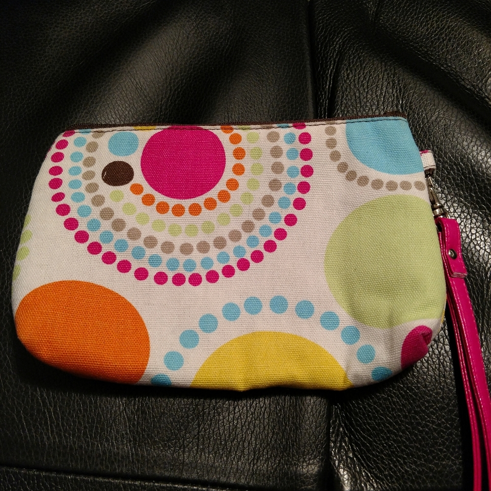 Thirty-One Mini Zipper Pouch with strap